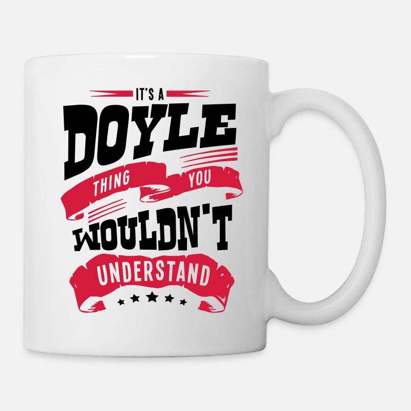 doyle name thing you wouldnt understand - Mug - white