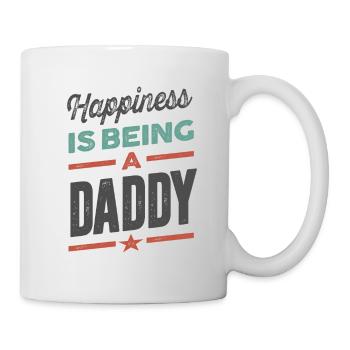 Le bonheur, c'est être papa - Cadeau Père Grand-père - Mug blanc - blanc - Droite
