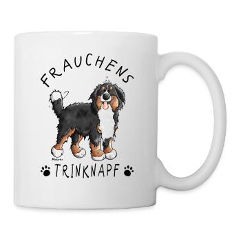 Tasse pour chien bouvier bernois Frauchens Trinknapf I - Mug blanc - blanc - Droite