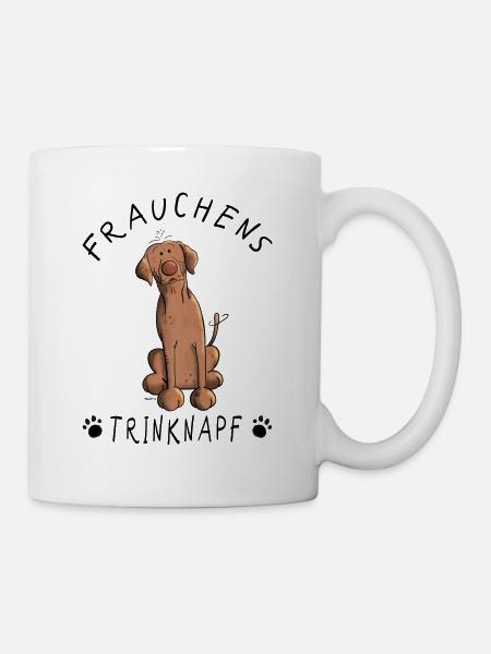 Labrador Retriever Frauchens Trinknapf Hund Tasse - Tasse - Weiß