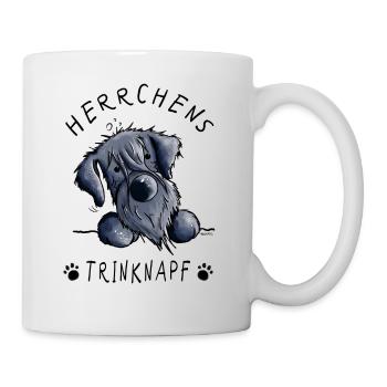 Schnauzer Herrchens Trinknapf Tasse I Hund - Tasse - Weiß - Rechts