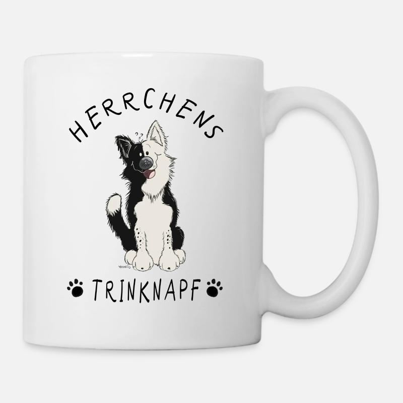 Border Collie Herrchens Trinknapf I Hund Tasse - Tasse - Weiß