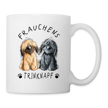 Briard Frauchens Trinknapf Tasse I Hund - Tasse - Weiß - Rechts
