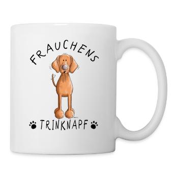 Magyar Vizsla Frauchens Trinknapf Tasse I Hund - Tasse - Weiß - Rechts
