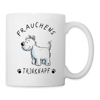 West Highland Terrier Frauchens Trinknapf I Tasse - Tasse - Weiß - Rechts