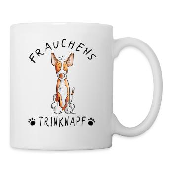 Podenco Frauchens Trinknapf I Tasse - Tasse - Weiß - Rechts
