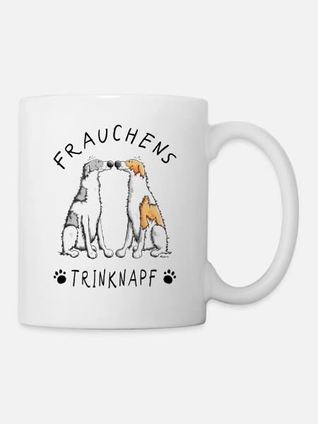 Barsoi Frauchens Trinknapf Tasse I Hund - Tasse - Weiß
