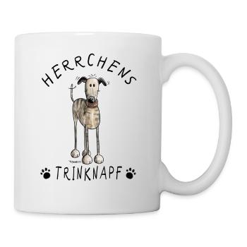 Galgo Herrchens Trinknapf Tasse I Hund - Tasse - Weiß - Rechts