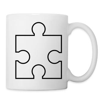 puzzle - Tasse - Weiß - Rechts