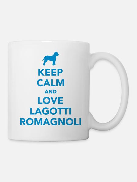 Lagotto Romagnolo - Tasse - Weiß