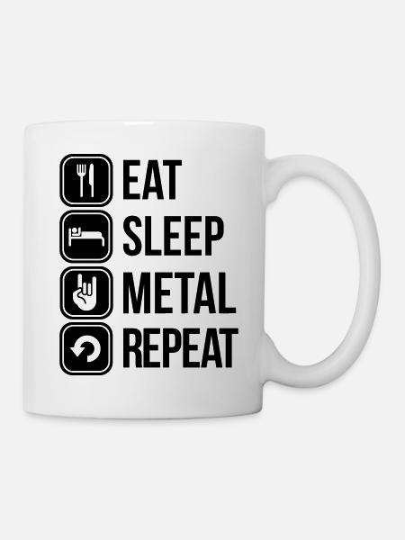 heavy metal - Mug - white