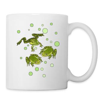 Grenouille - Mug blanc - blanc - Droite