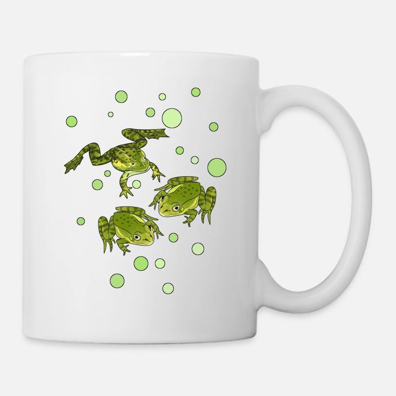 Frosch - Tasse - Weiß