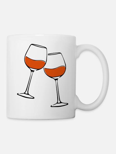 rotwein glaeser - Tasse - Weiß