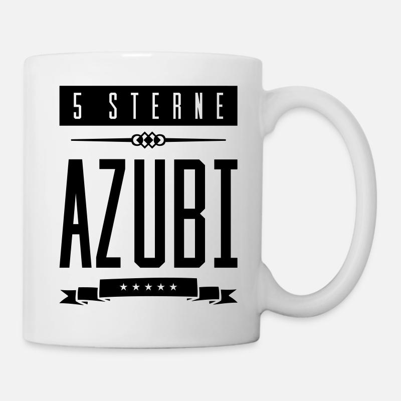 5 sterne azubi - Tasse - Weiß