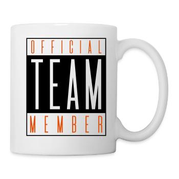 team member official - Tasse - Weiß - Rechts