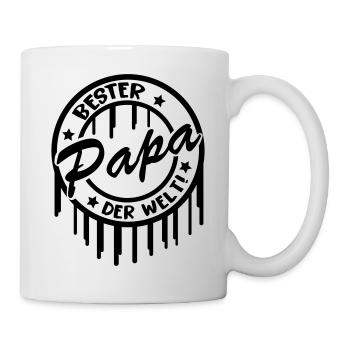 bester_papa_der_welt - Tasse - Weiß - Rechts