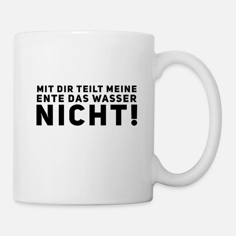 nicht mit meiner Ente - Tasse - Weiß