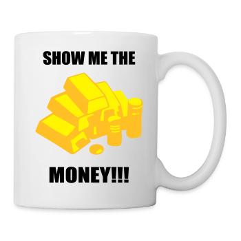 Show me the money - gold - Mug - white - Right