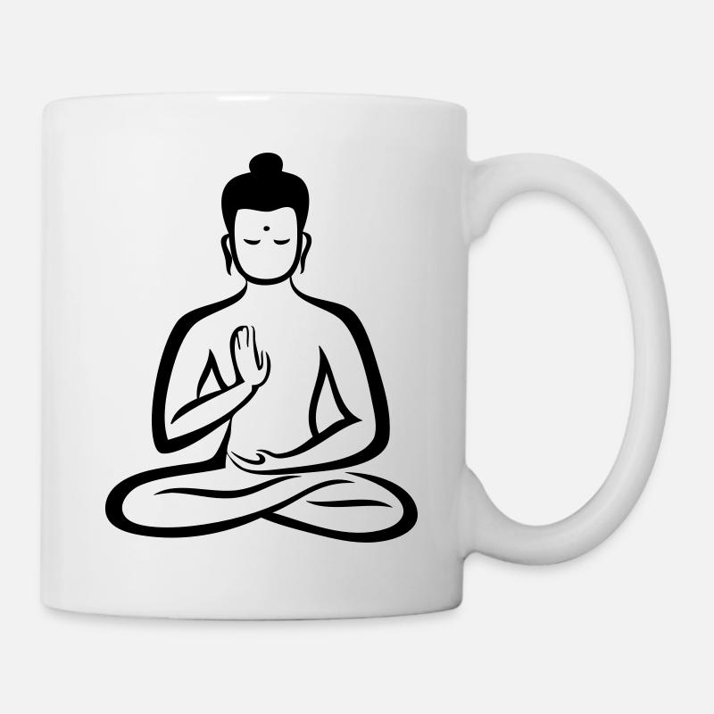 Buddha - Tasse - Weiß