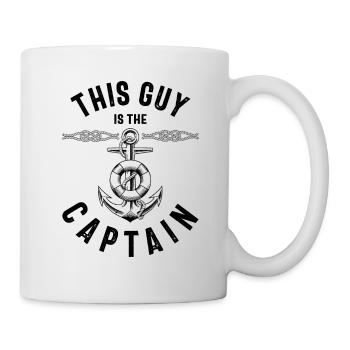 Ce mec est le capitaine des hommes à la voile - Mug blanc - blanc - Droite