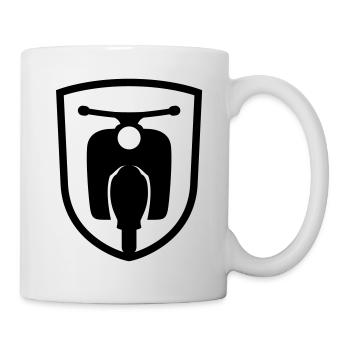 Moped Schwalbe Wappen - Mug - white - Right