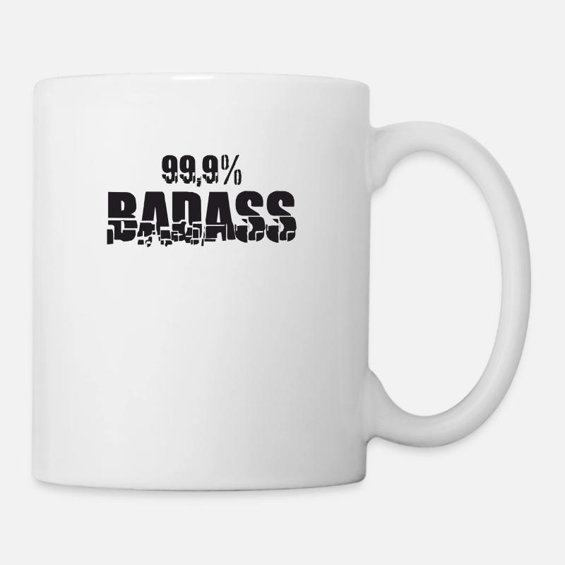 BADASS 99,9 % Bad Ass - Mug blanc - blanc