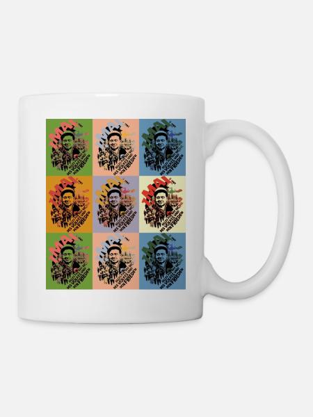 May 1st GDR Pop Art - Mug - white