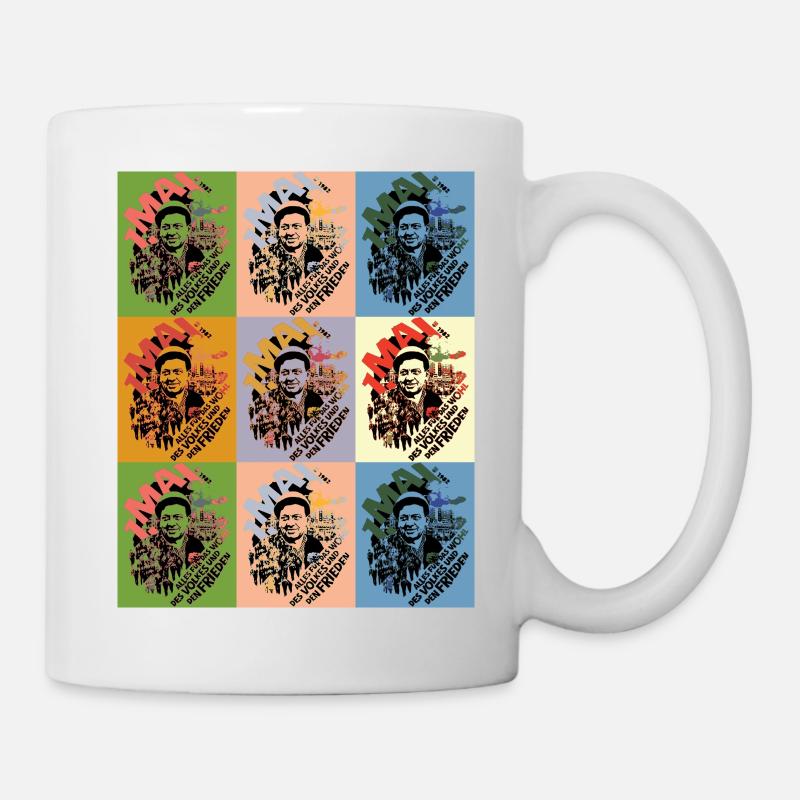 1er mai DDR Pop Art - Mug blanc - blanc