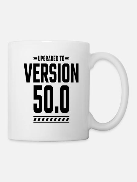 50 ans 50e anniversaire cadeau drôle - Mug blanc - blanc