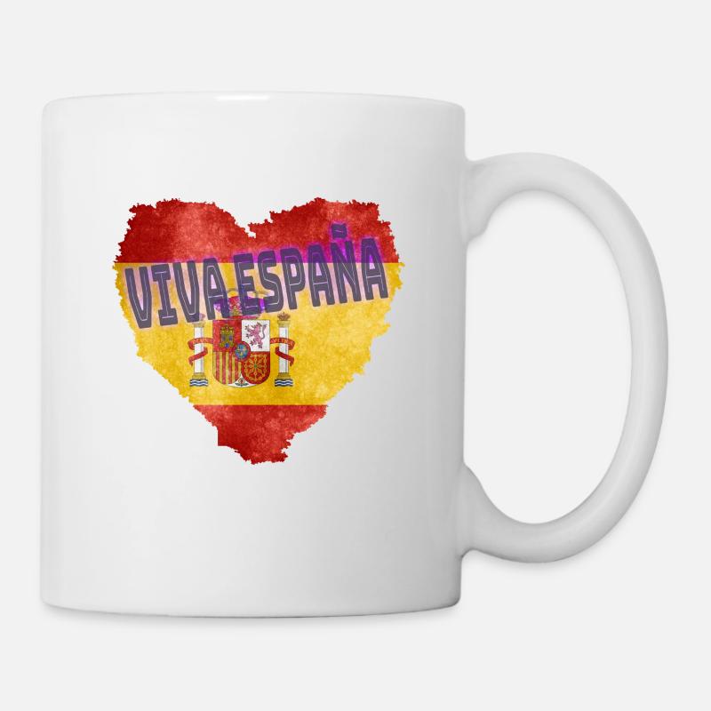 Viva Espana Vive l'Espagne - Mug blanc - blanc