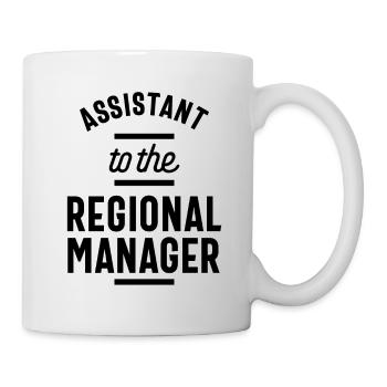 Regional Manager Arbeit Berufsbezeichnung Geschenk - Tasse - Weiß - Rechts