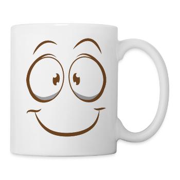 Lustiges Gefühl - Tasse - Weiß - Rechts