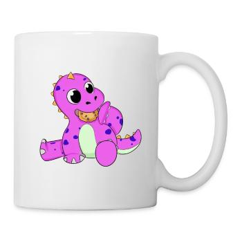 Dino Dinosaurier Fantasy Kinder Baby Kleinkind - Tasse - Weiß - Rechts