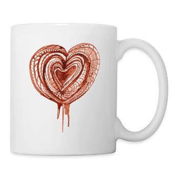 muscular pump transp - Mug - white - Right