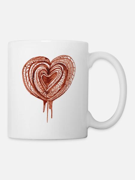 muscular pump transp - Mug - white