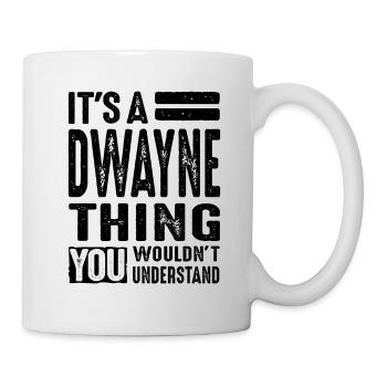 Dwayne Personalized Name Birthday Gift - Mug - white - Right