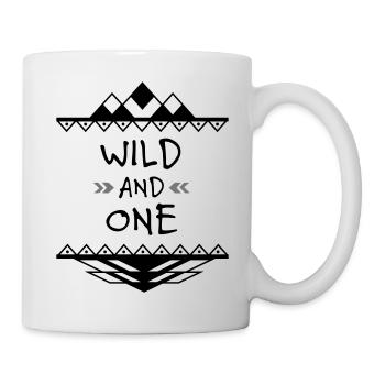 1. Geburtstag Wild and One Baby Spruch zur Geburt - Tasse - Weiß - Rechts