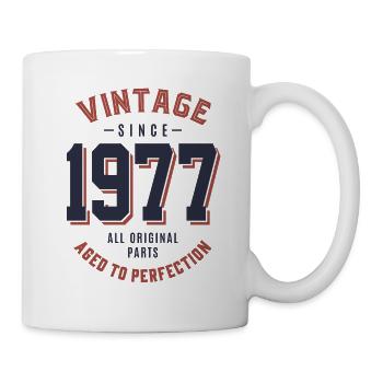 Vintage Since 1977 Birthday Gift - Mug - white - Right