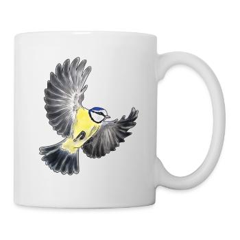 Great tit - Mug - white - Right