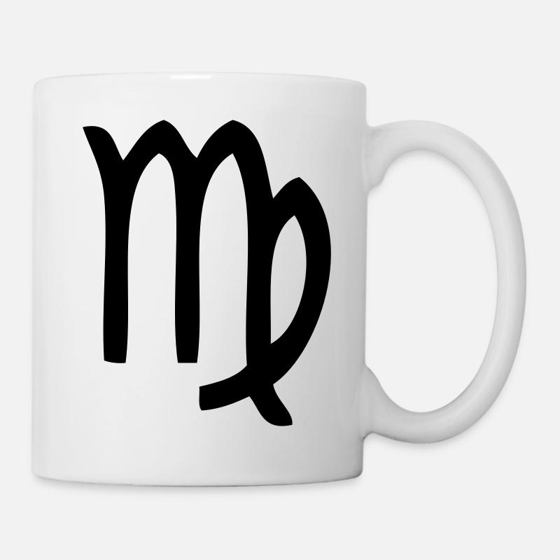 signe astrologique vierge - Mug blanc - blanc
