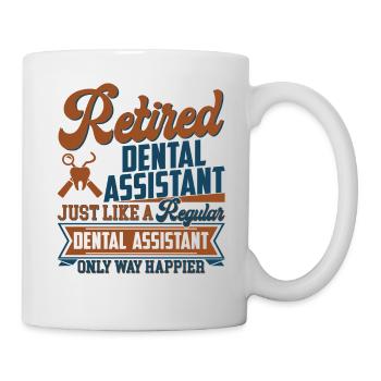 Retired Dental Assistant - Mug - white - Right