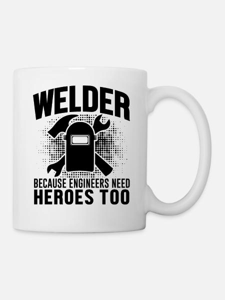 Welder because - Mug - white
