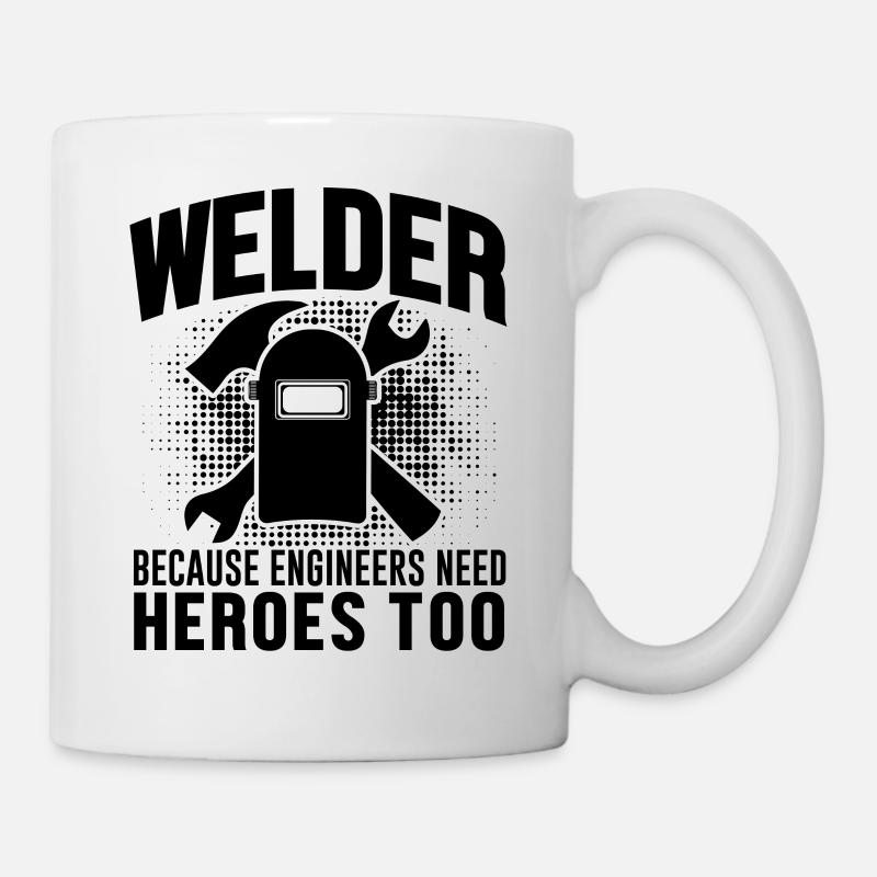 Welder Because - Mug blanc - blanc