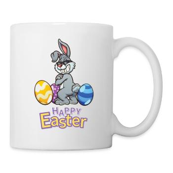 Pâques - lapin de Pâques cool - Mug blanc - blanc - Droite