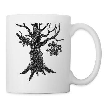 Arbre - Mug blanc - blanc - Droite