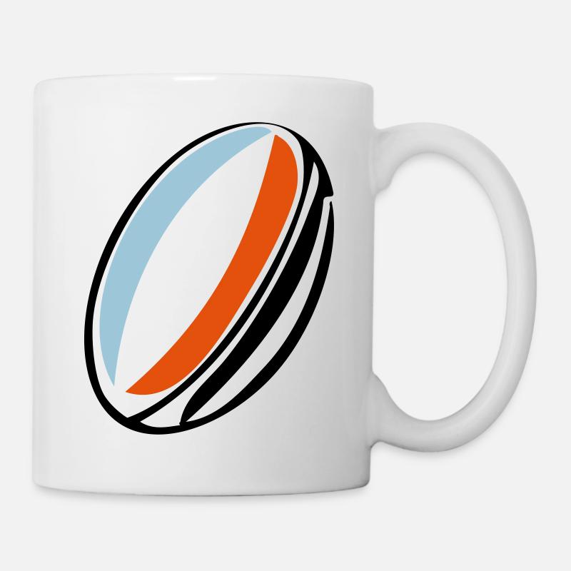 rugby ball france - Mug - white
