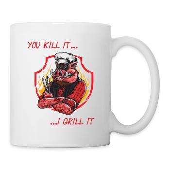 Barbecue - You kill it .... I grill it - Mug - white - Right
