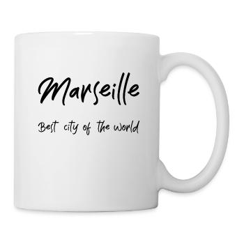 Marseille meilleure ville du monde - Mug blanc - blanc - Droite
