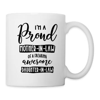 Schwiegermutter einer großartigen Schwiegertochter - Tasse - Weiß - Rechts